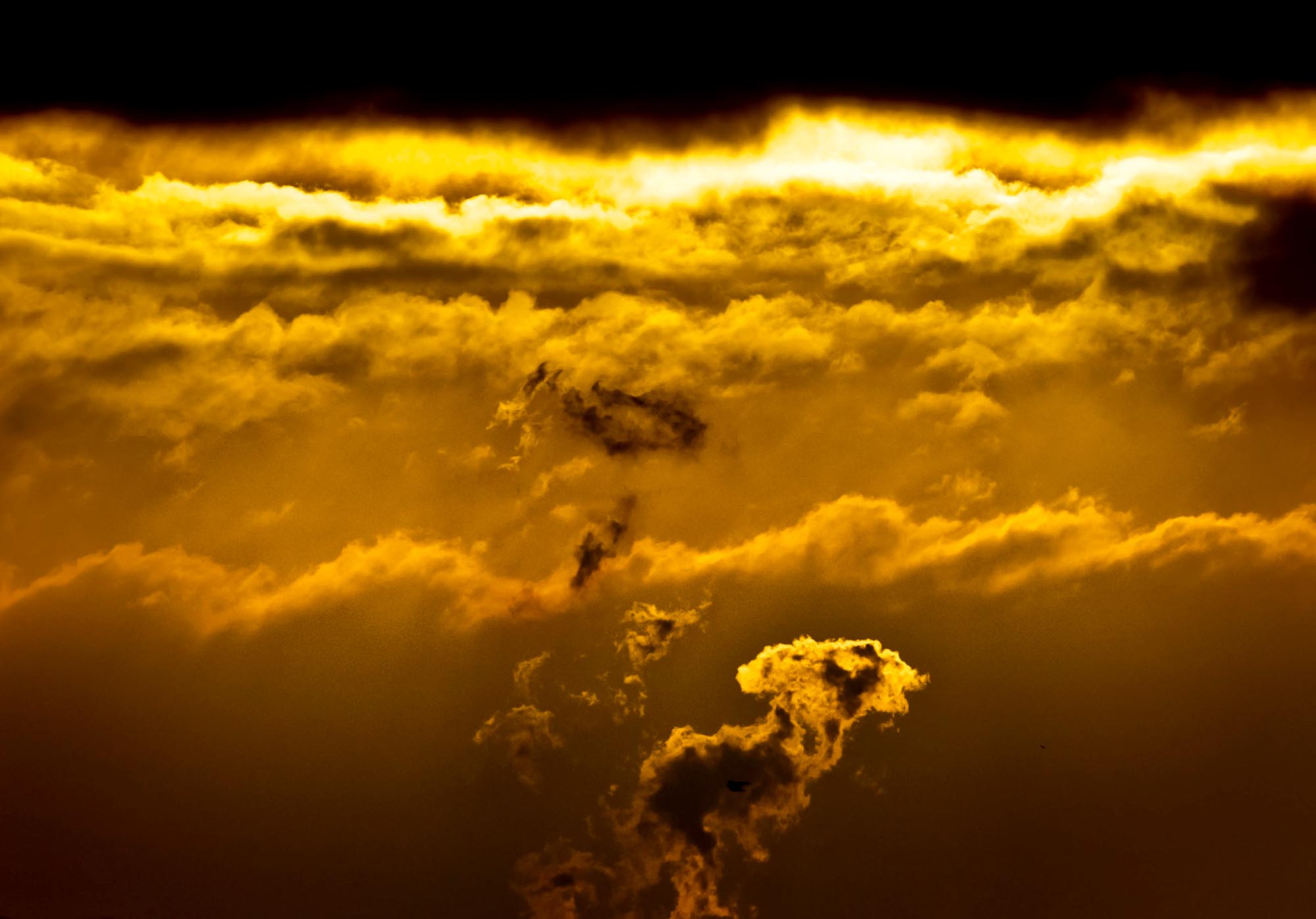 Clouds and Steam at Sunrise