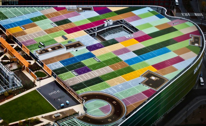 Roof of a Shopping Mall