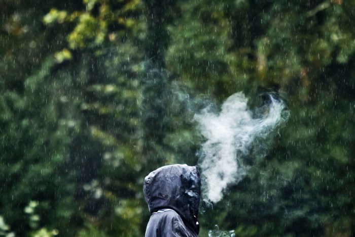 Smoking in the Rain